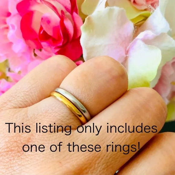 Tiffany & Co Lucida Wedding Band Ring 18K Yellow Gold Size 4.5 2mm Authentic - Picture 7 of 8